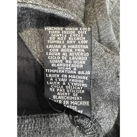 Boom Boom Jeans Size 13 Francesca's Stretch Pants Gray Quilt Skinny Faux Pockets - Picture 11 of 16